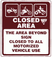 Closed to Motorized Vehicles
