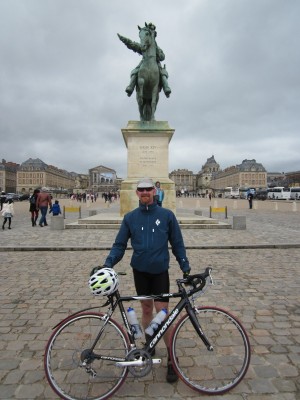 Cyclist at Versailles