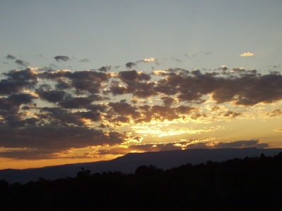 Colorado National Monument - Sunrise over the Bookcliffs