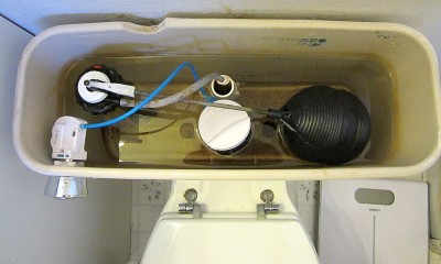 Dual-flush Toilet Conversion Kit - installed
